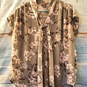 Loft Petite Floral Shirt